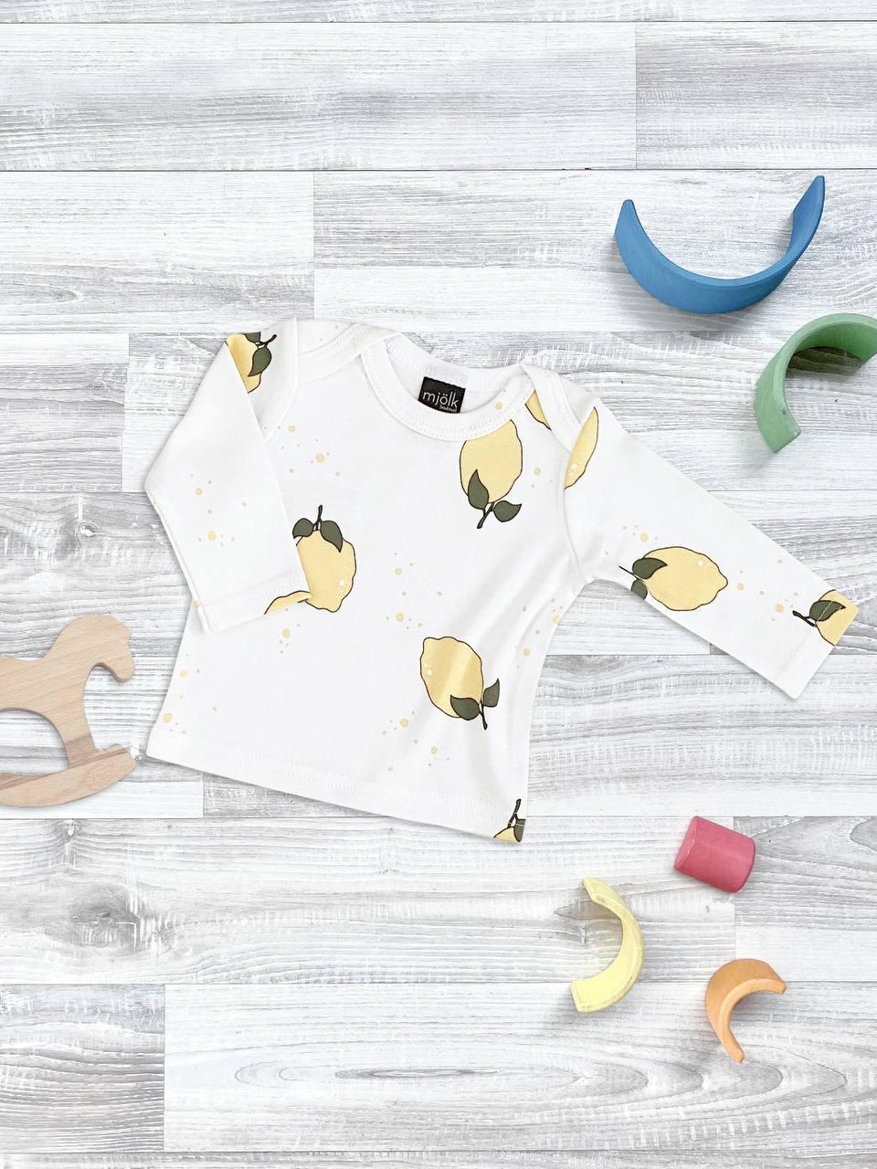 Футболка с длинным рукавом Mjolk, Лимоны