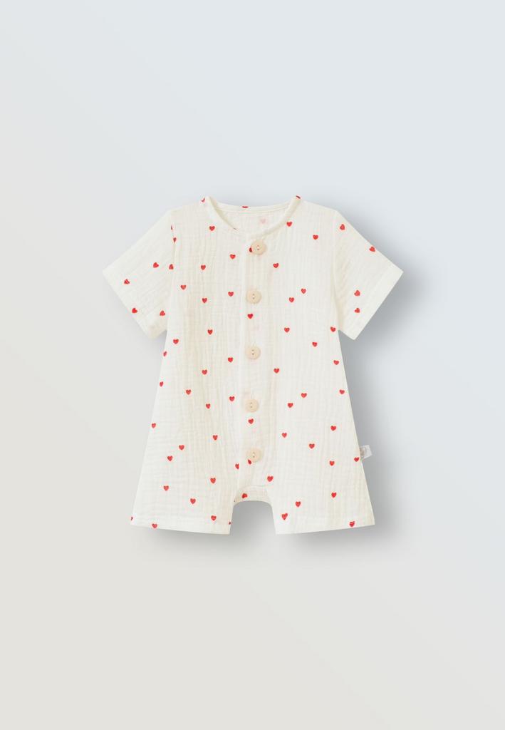 Песочник муслин сердечки TOUCAN