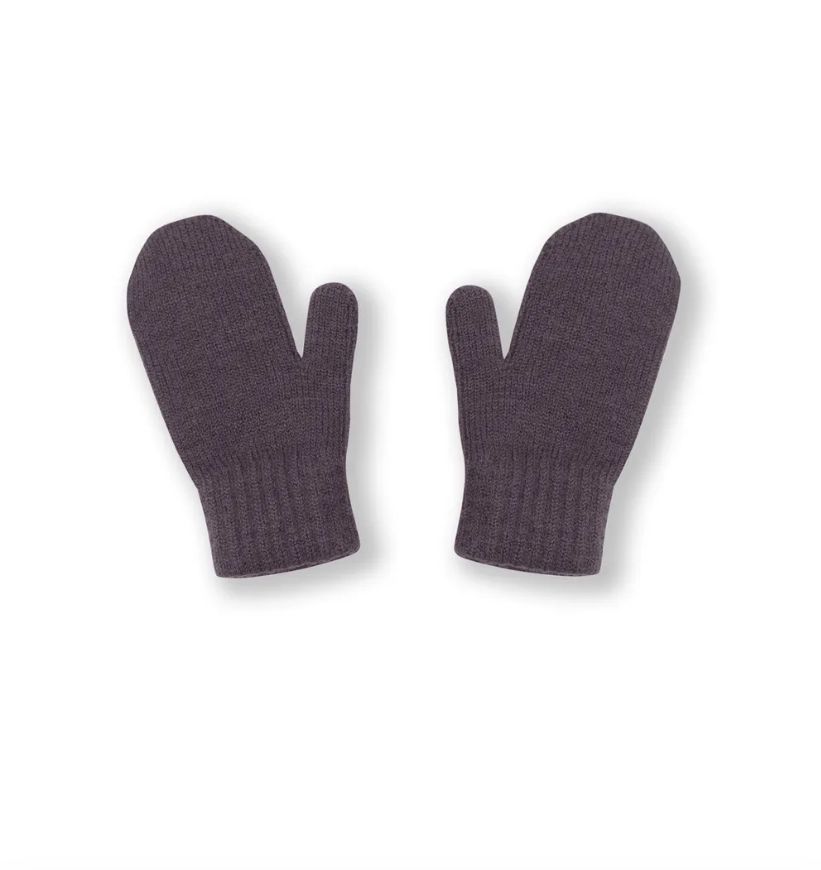 Варежки вязаные (графит) Toucan