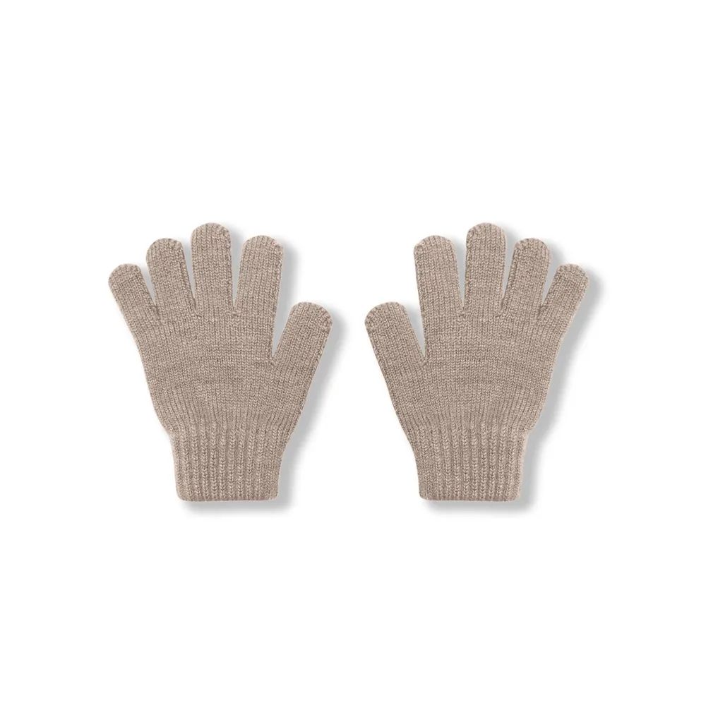 Перчатки вязаные (теплый беж) Toucan