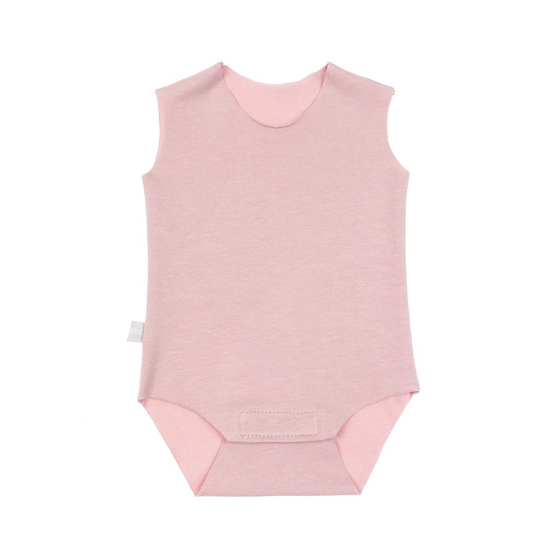 Боди без рукавов, пудра