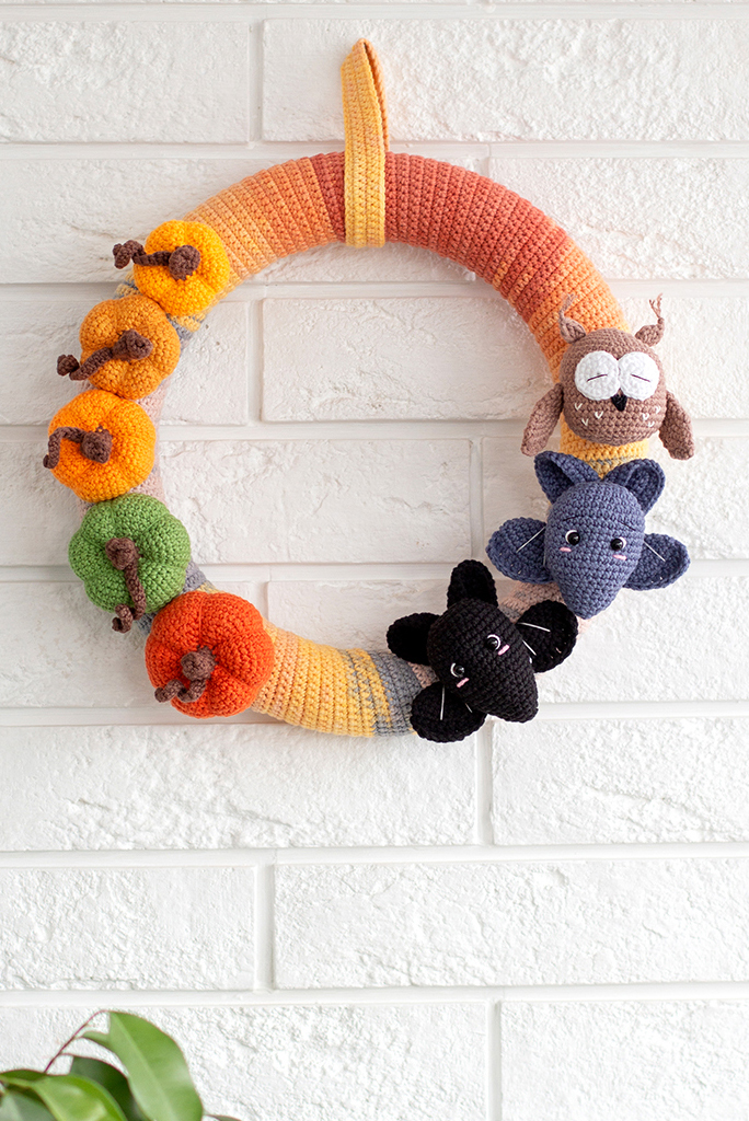 МК "Осенний венок и декор для Хэллоуин"