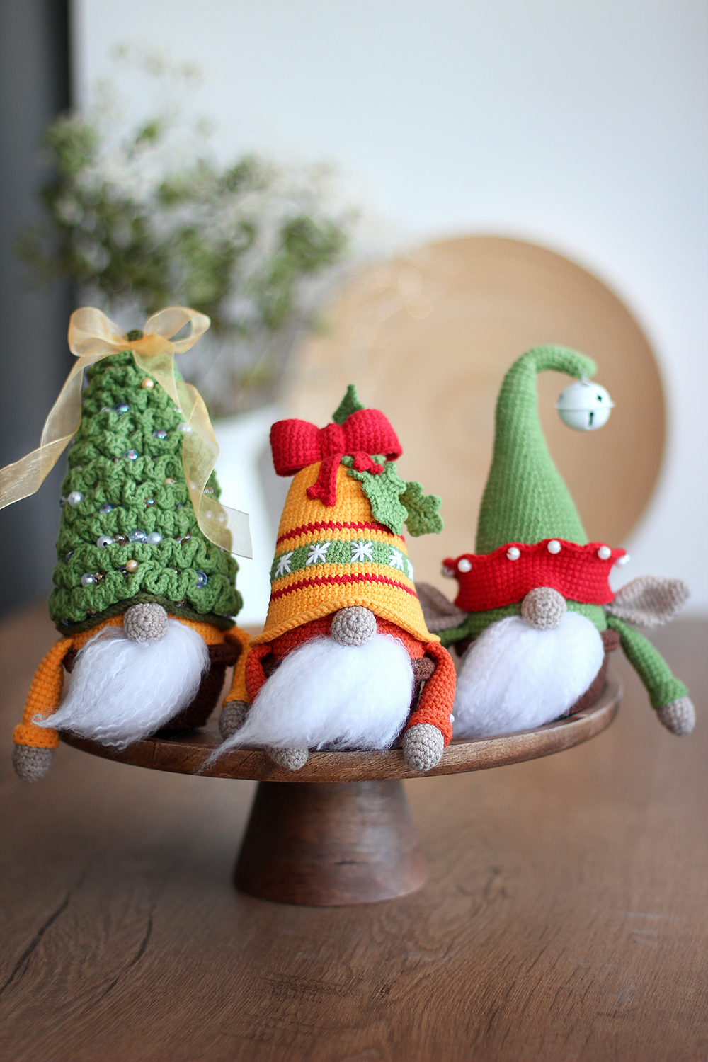 МК "Рождественские гномы в корзинках"