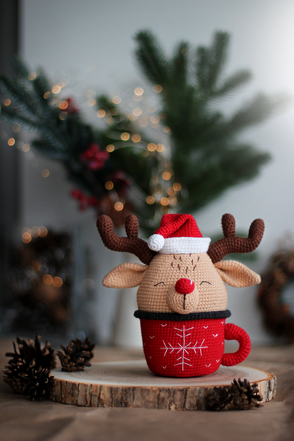 МК "Рождественский олень в кружке"