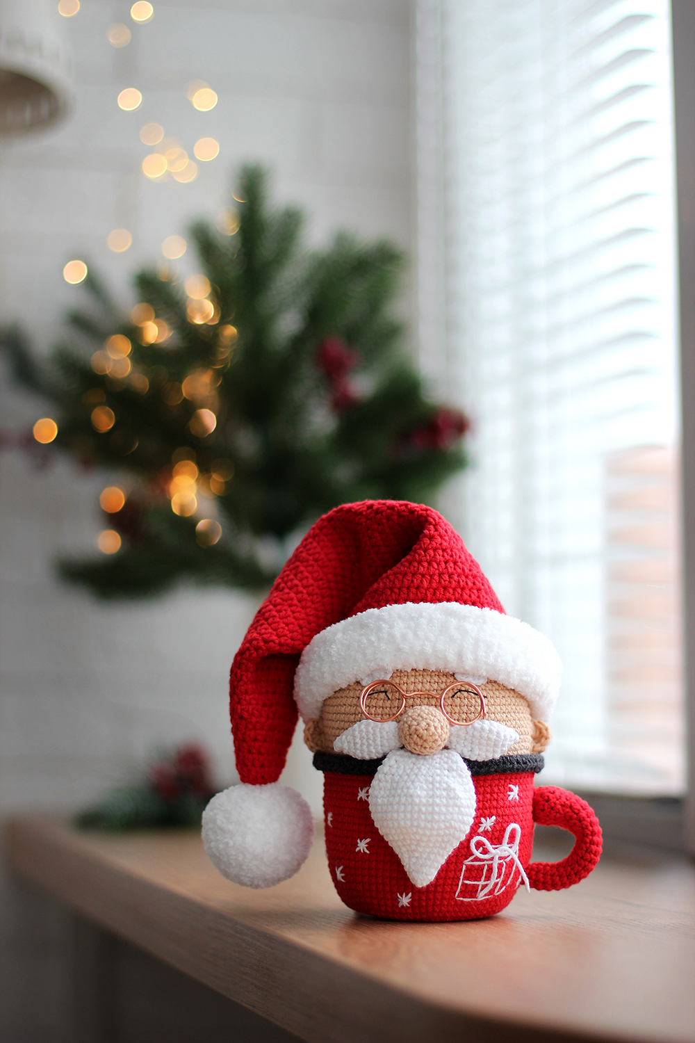 МК "Рождественская кружка Санта Клаус"