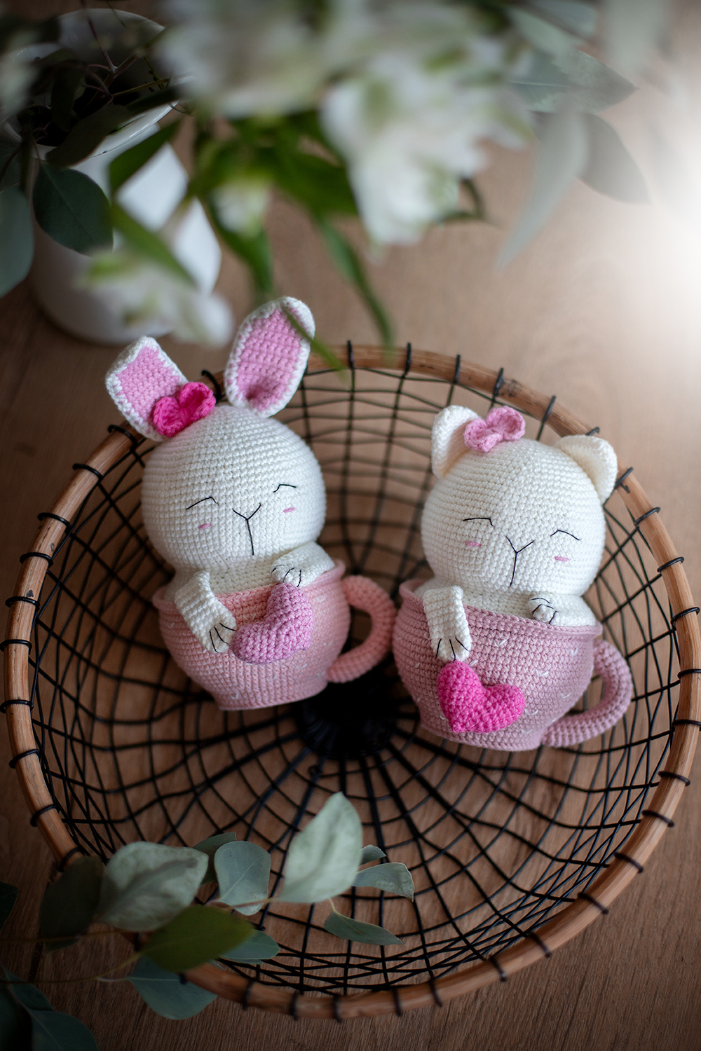 МК "Кошка и кролик в кружках"