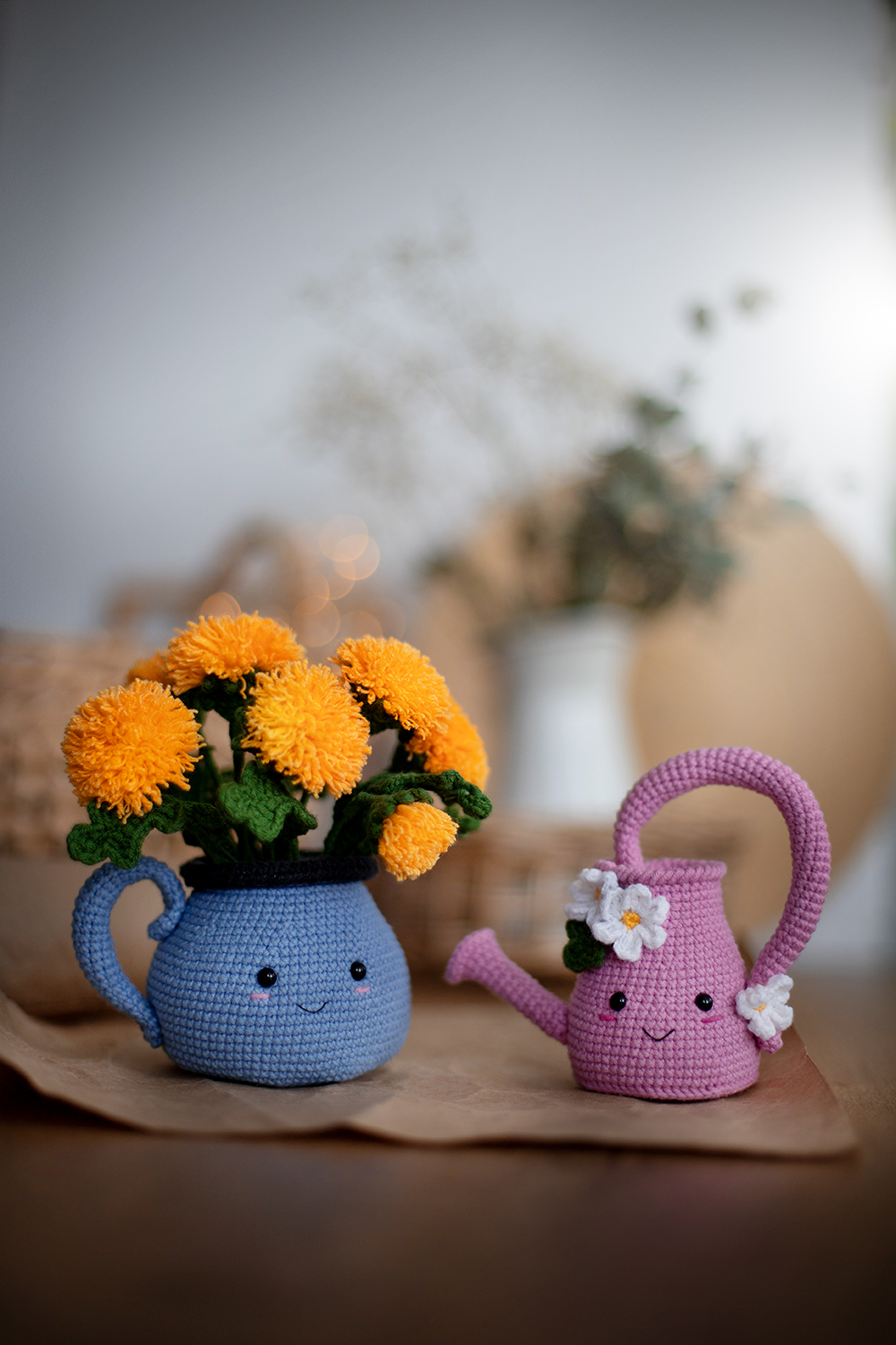 МК "Одуванчики в кружке и лейка"