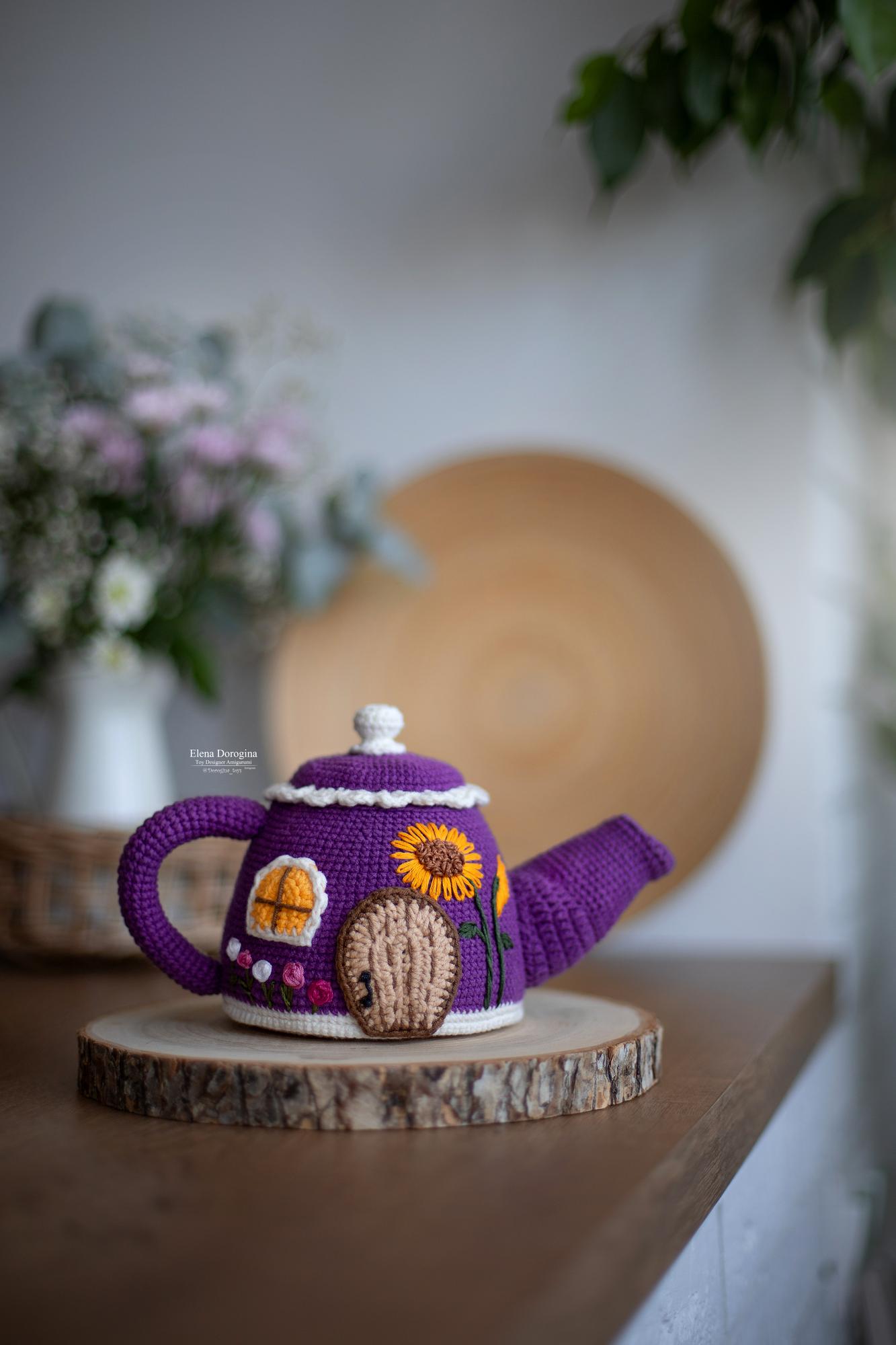 МК "Чайный домик с вышивкой"