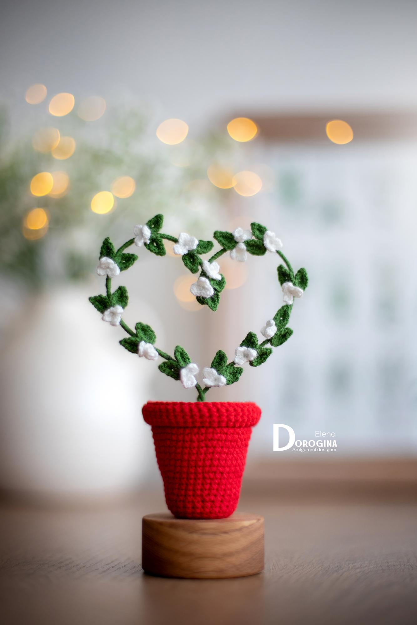 МК "Валентинка в горшочке"