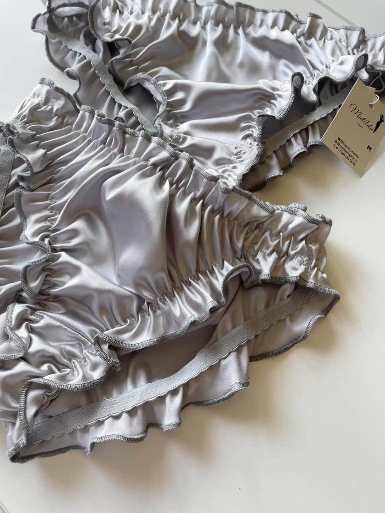 Трусики зефирки  в сером цвете «SIDI»