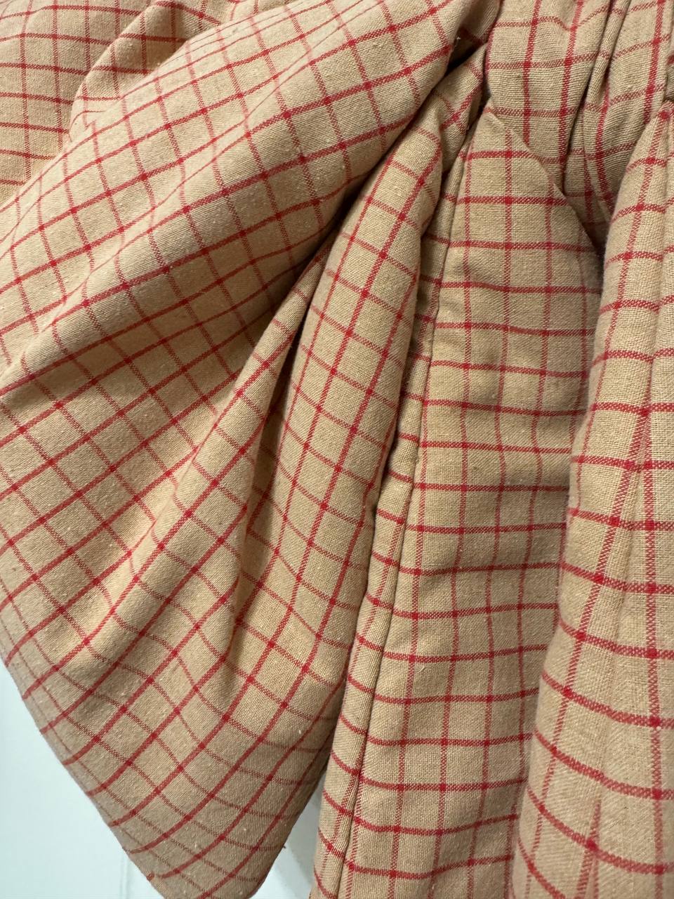 Бант красная клетка