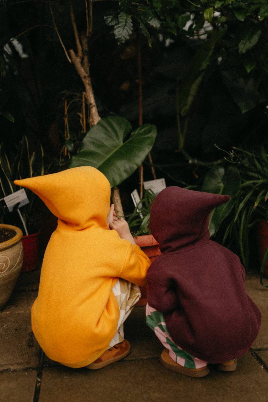 Худи оверсайз желтый