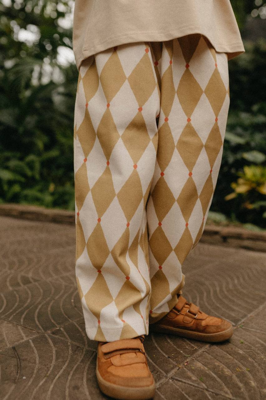 Брюки "ромбы"