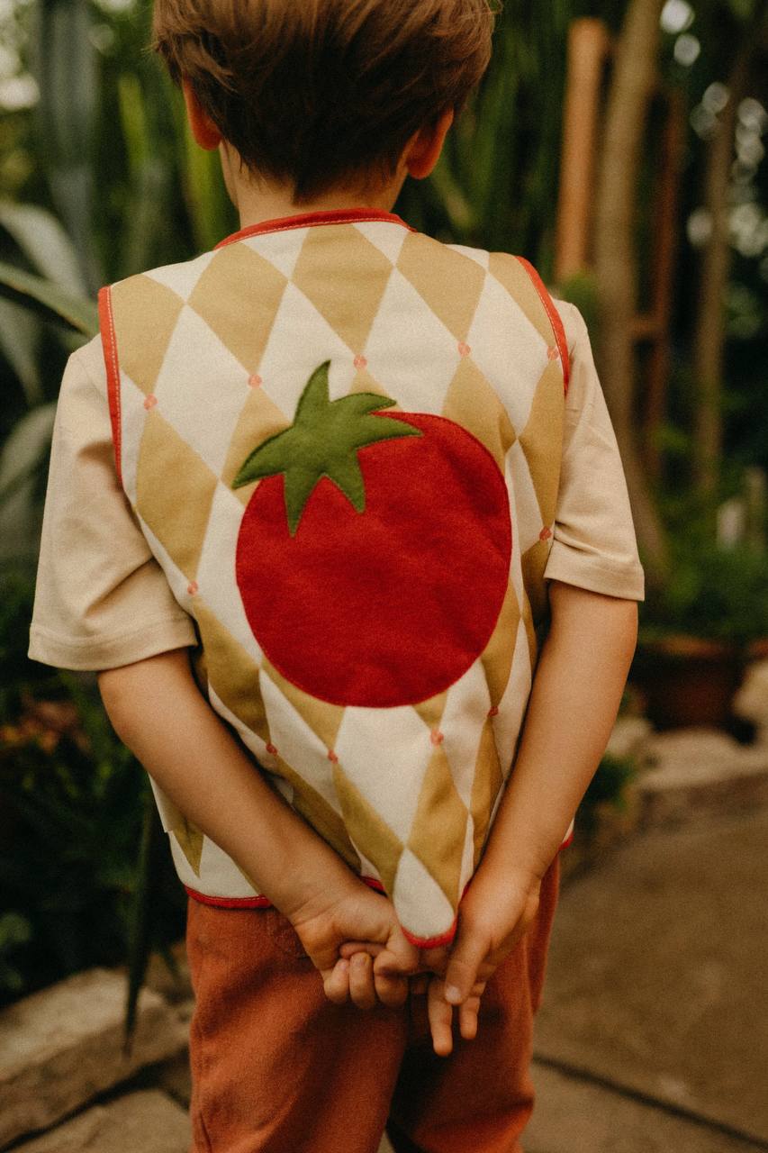 Жилетка "помидор"