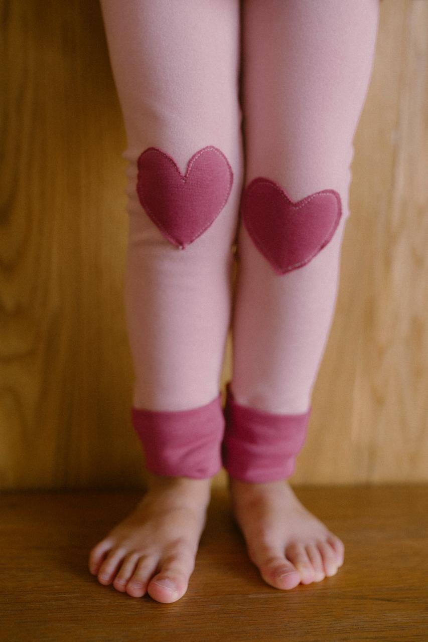 Комплект термобелья в цвете розовый с сердечками