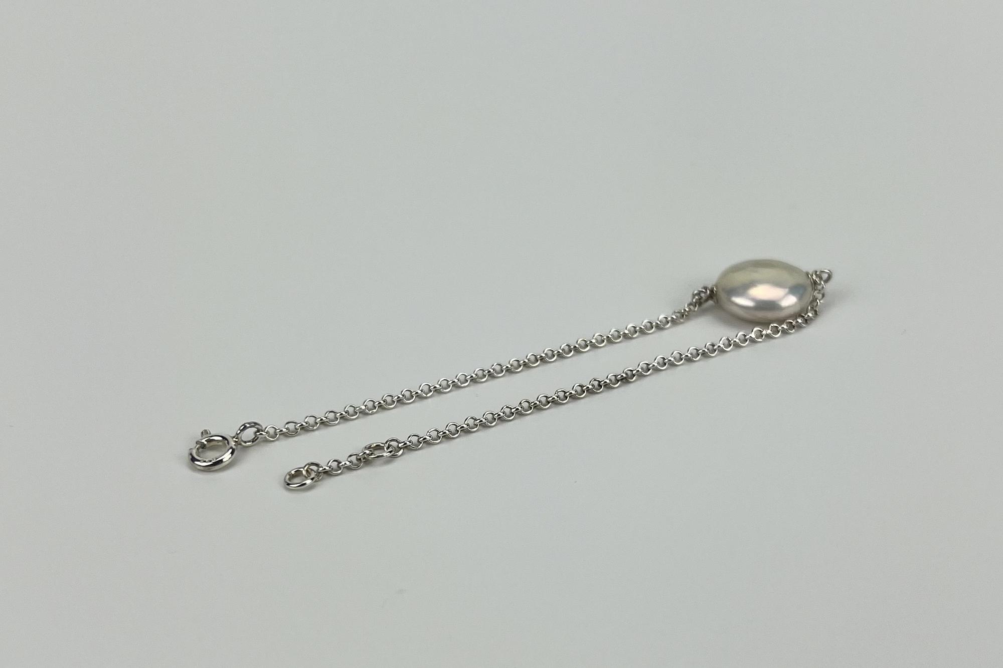 Браслет с жемчужиной на цепочке VOIX