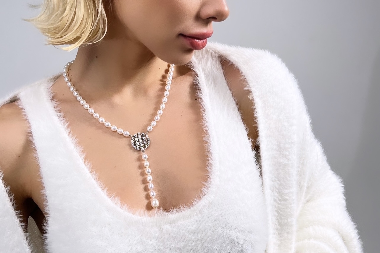 Колье из натурального жемчуга ODRY