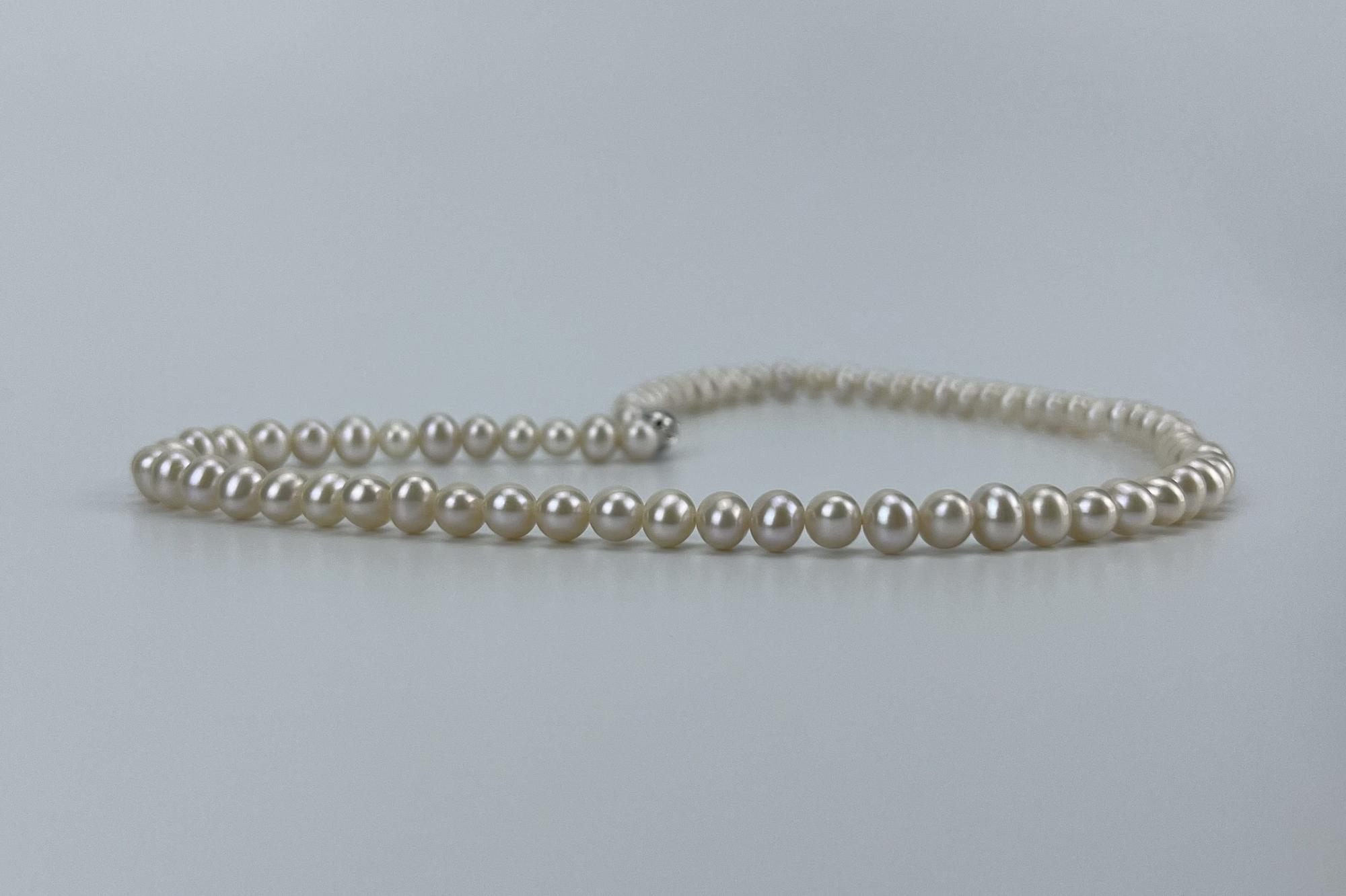 Классический чокер из натурального жемчуга ELLIS