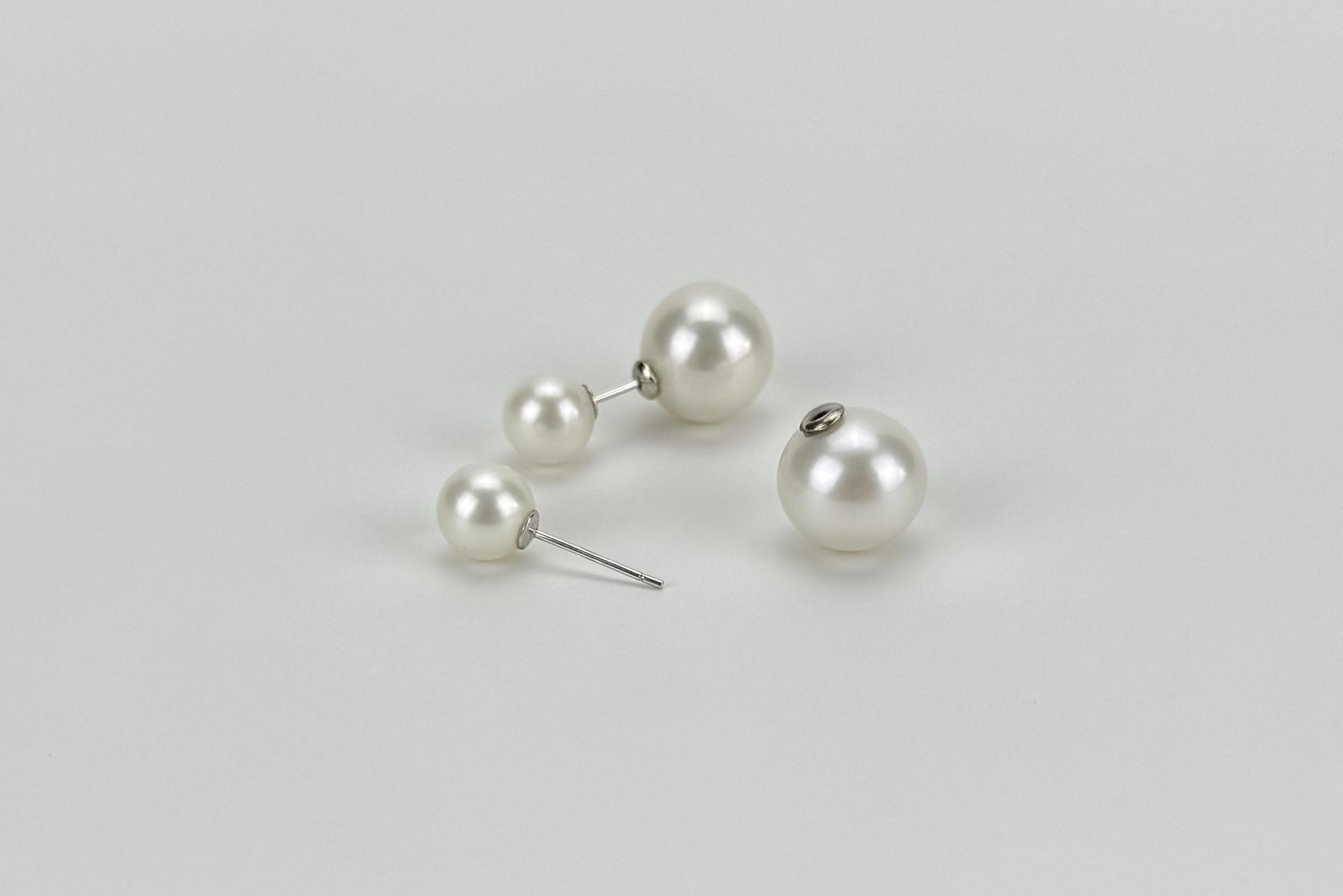 Серьги с натуральным жемчугом TRIBALES