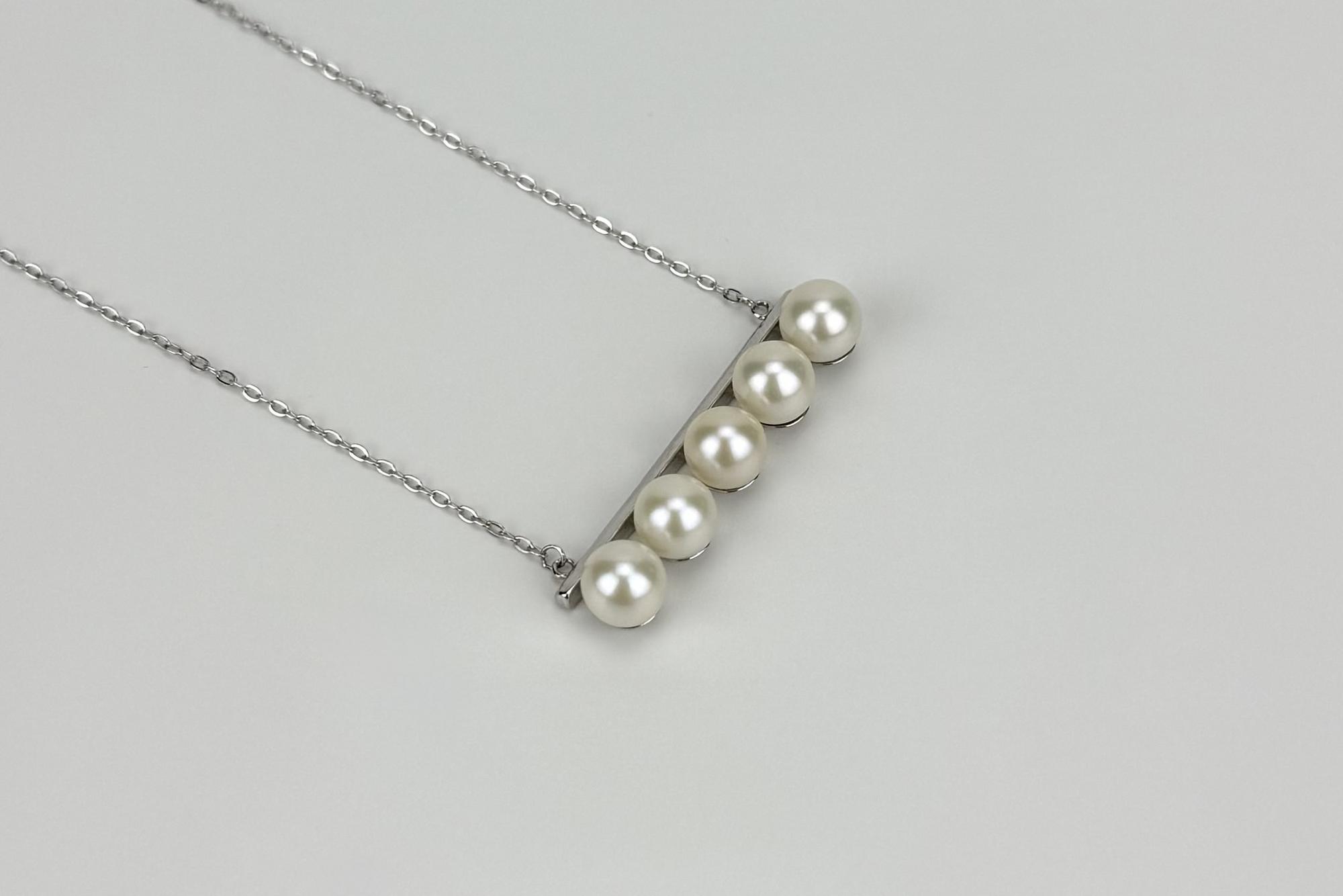 Подвеска с натуральными жемчужинами BRIDGET