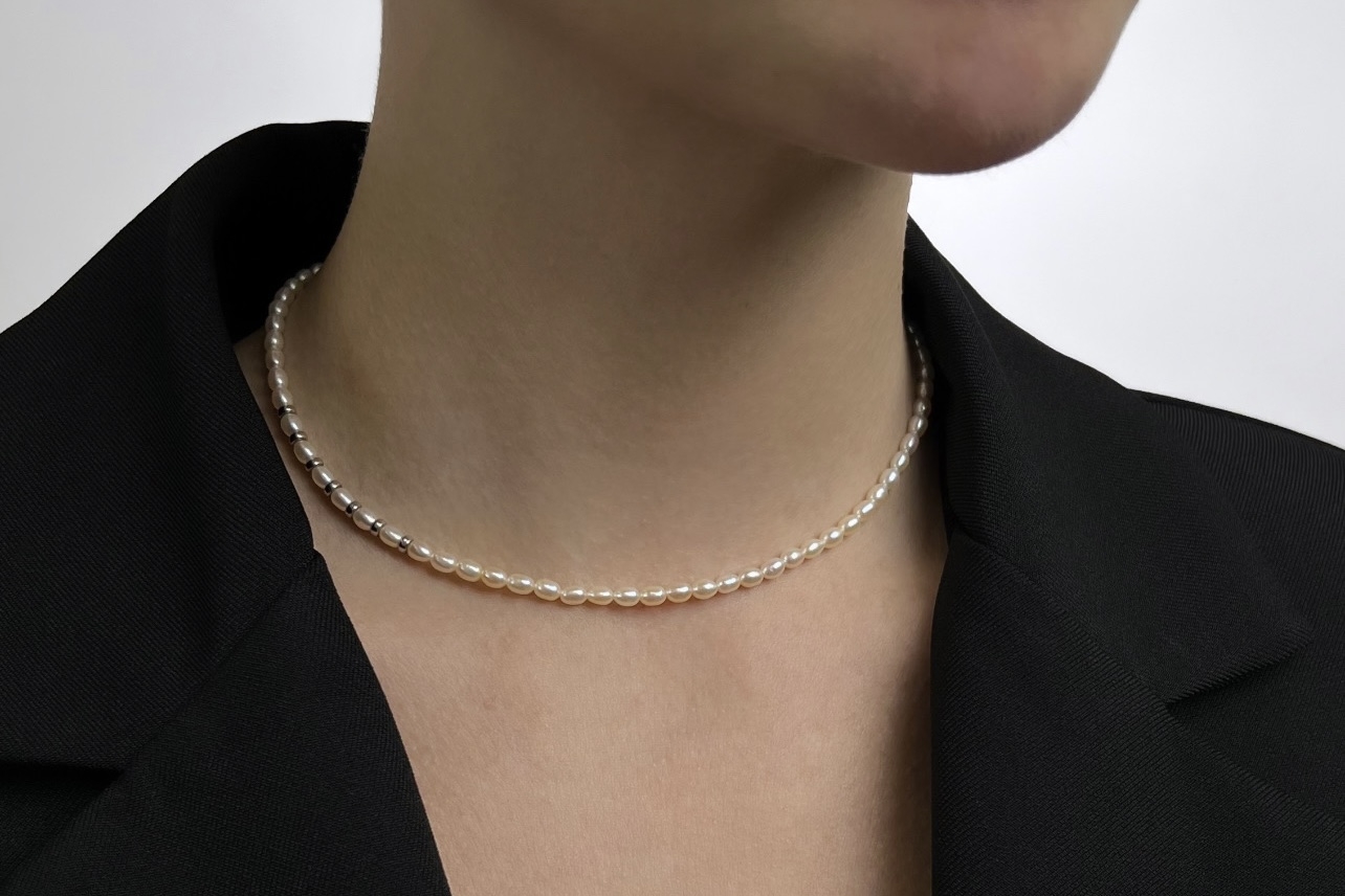 Чокер из натурального жемчуга ETNA