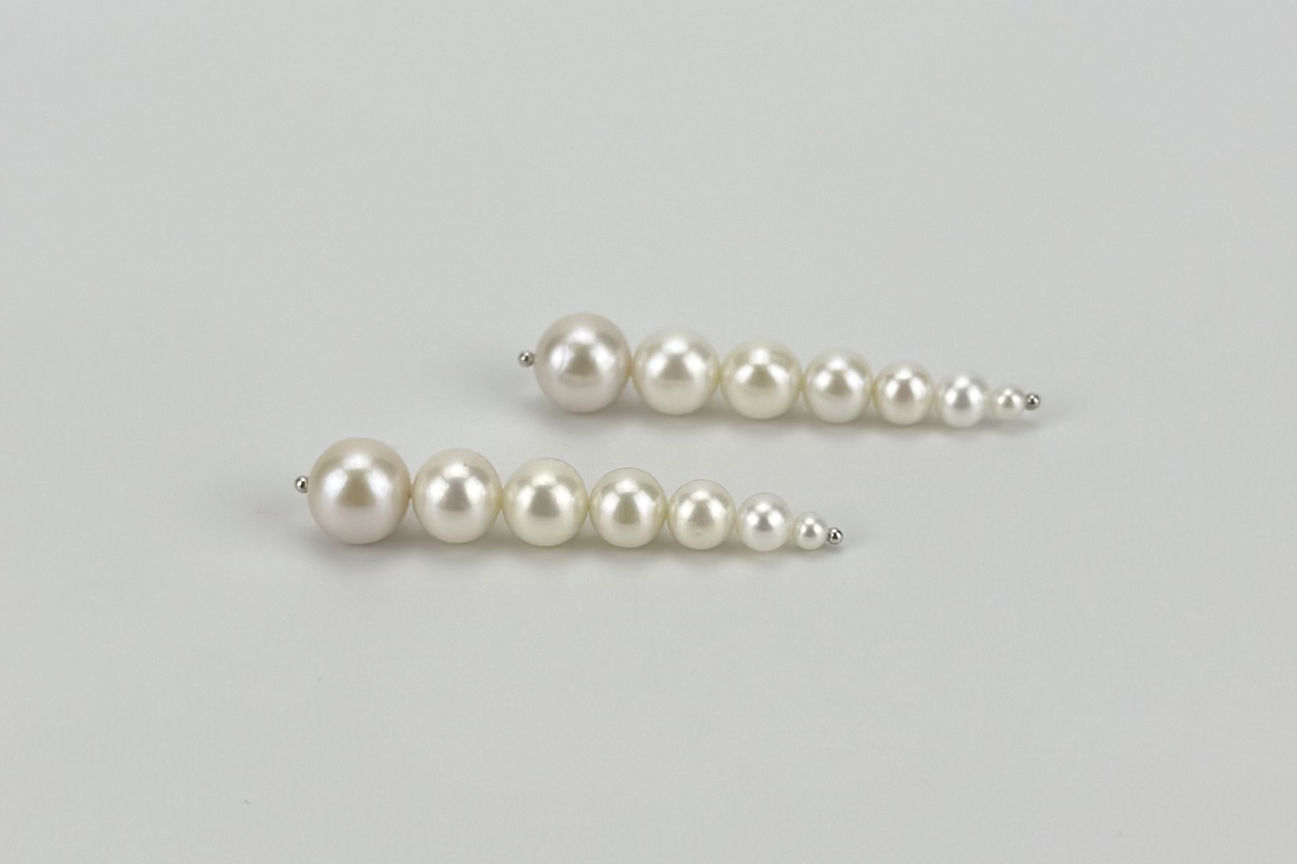 Серьги с натуральным жемчугом COMET