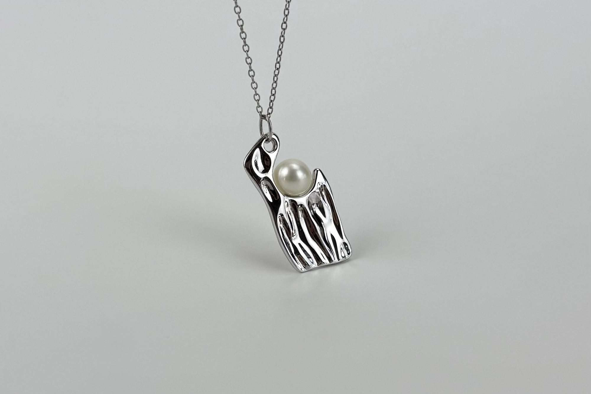 Подвеска с натуральным жемчугом CORE