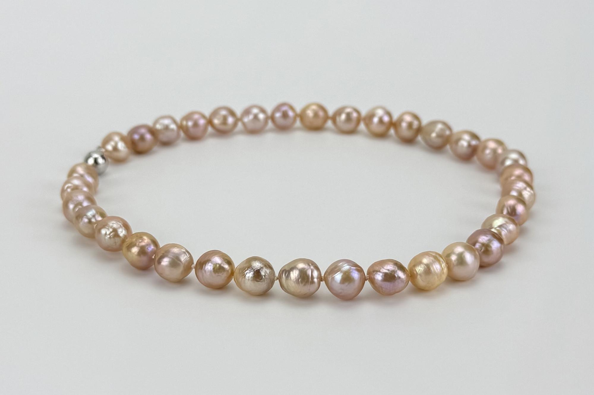 Чокер из натурального персикового жемчуга METEOR PEARL