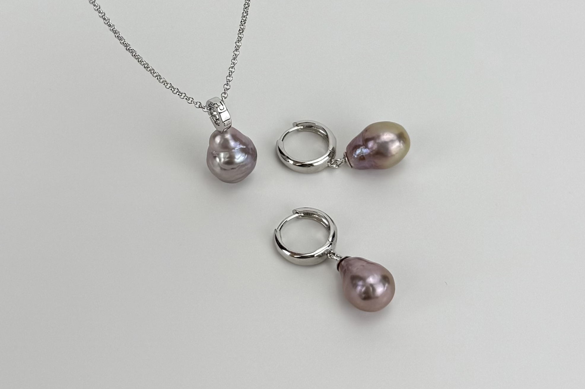 Комплект украшений из жемчуга барокко OFF SHAPE