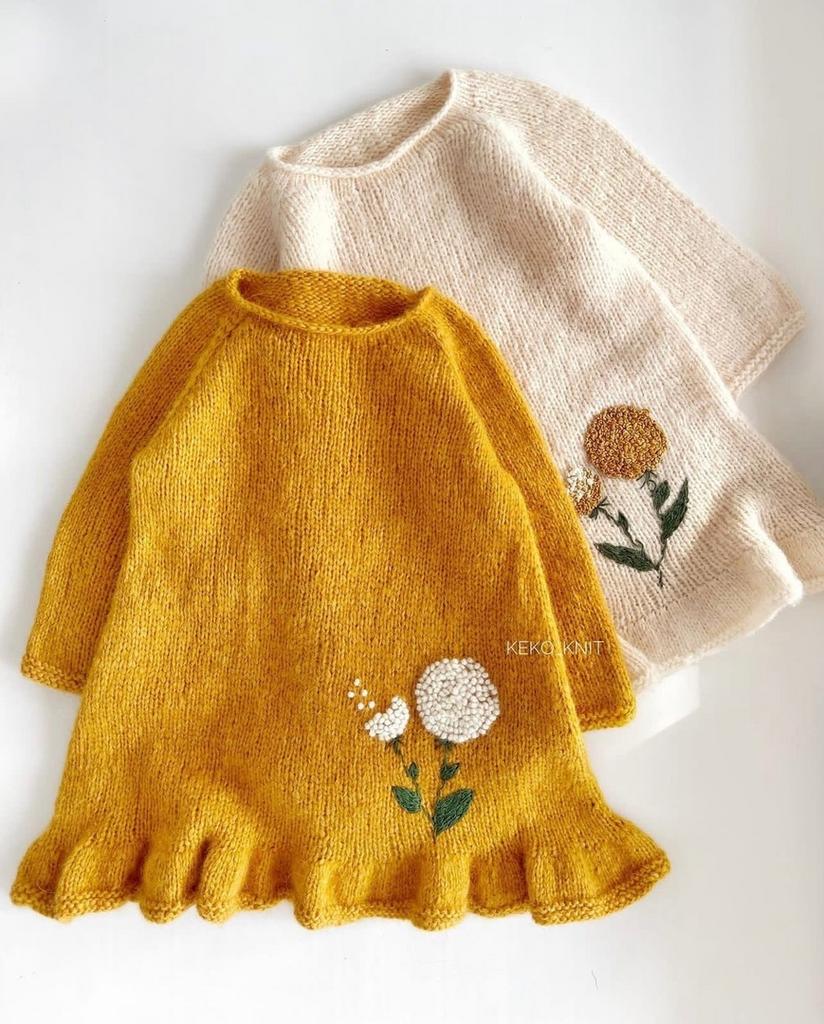 ПЛАТЬЕ С ОДУВАНЧИКОМ