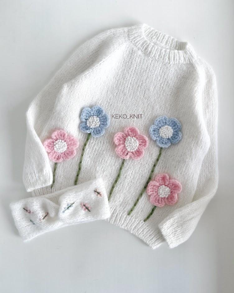 Цветы крючком