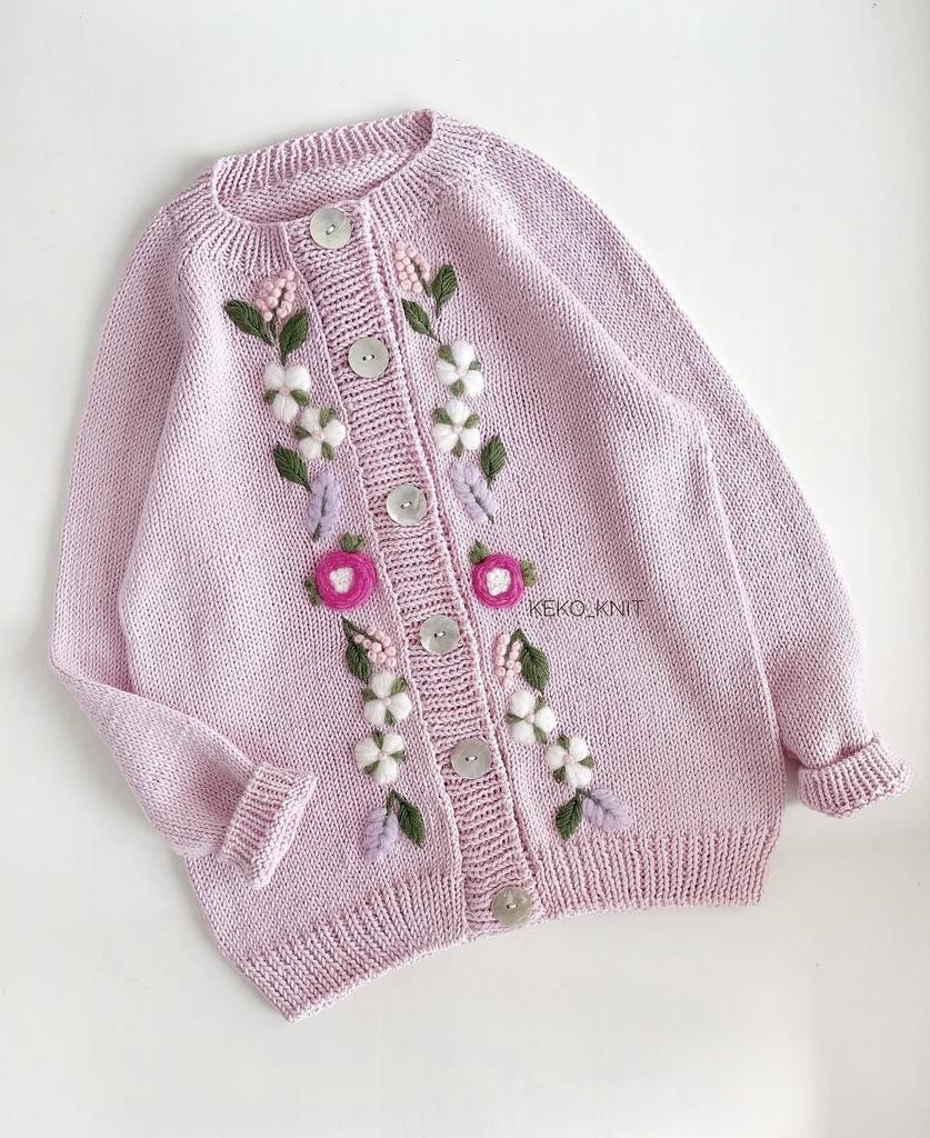 Вышивка "Цветы вдоль планок"