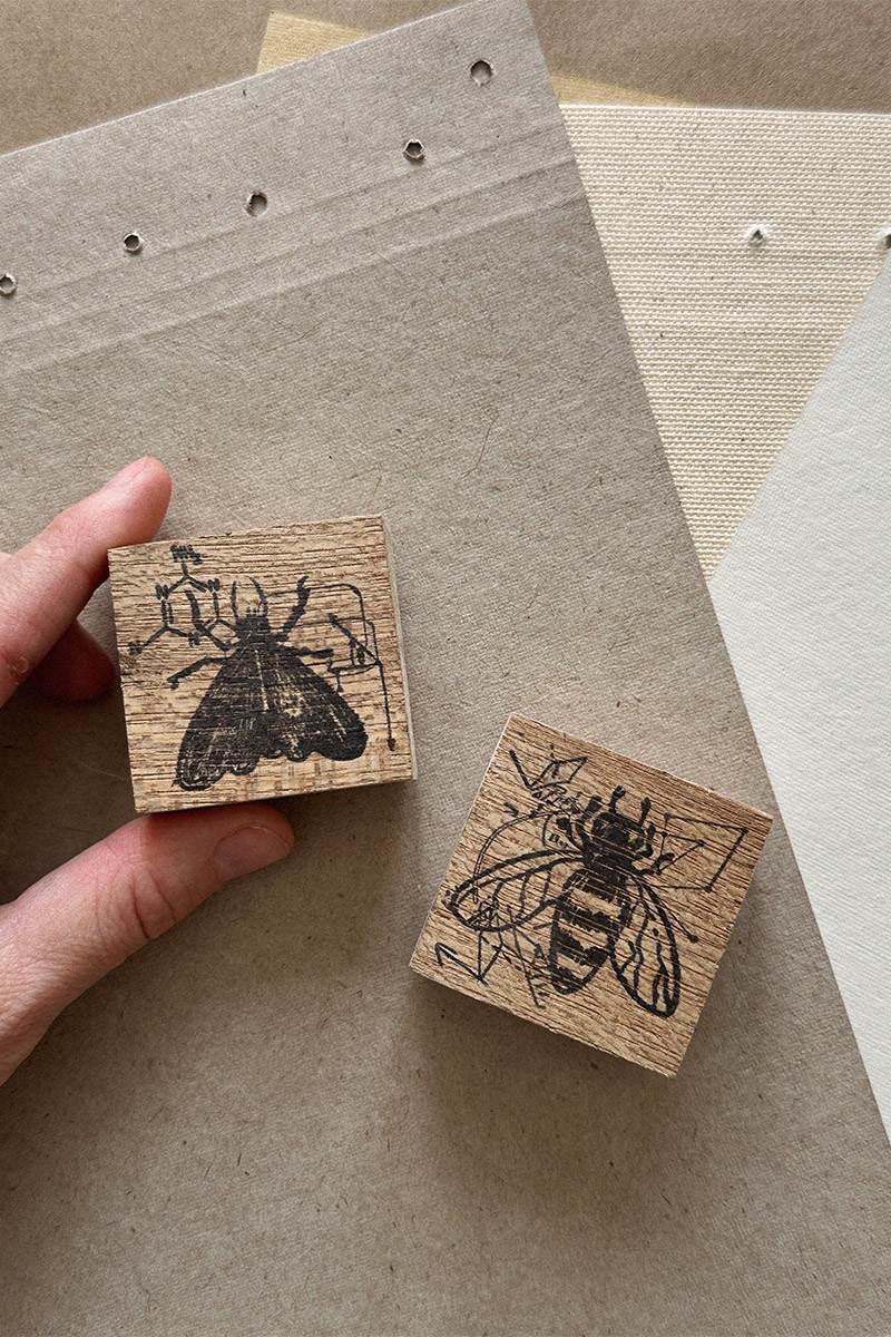 Штампы с насекомыми - 2 вида