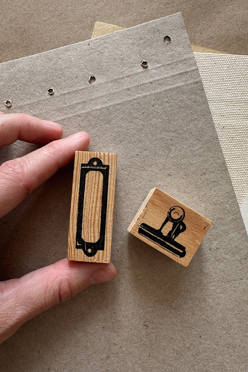 Сет из 2 штампов «Канцелярия»