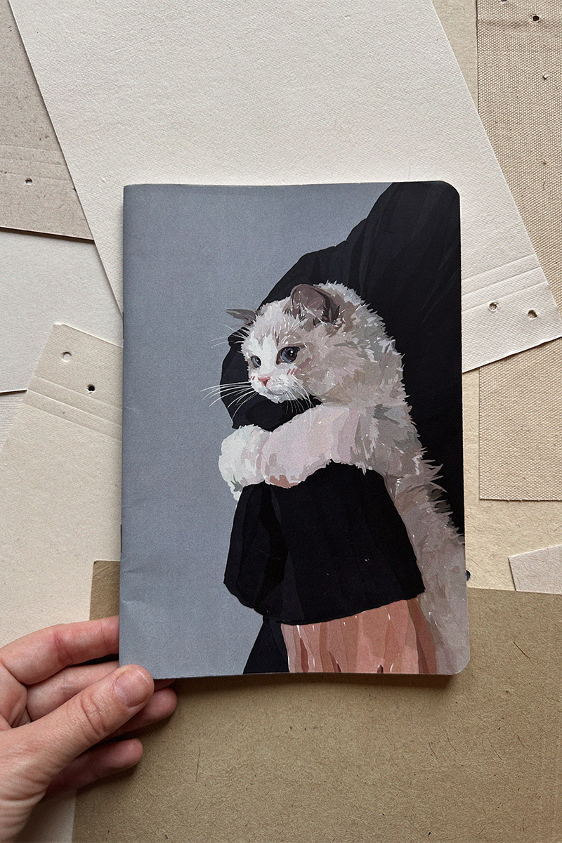 Тетрадь «Котик»