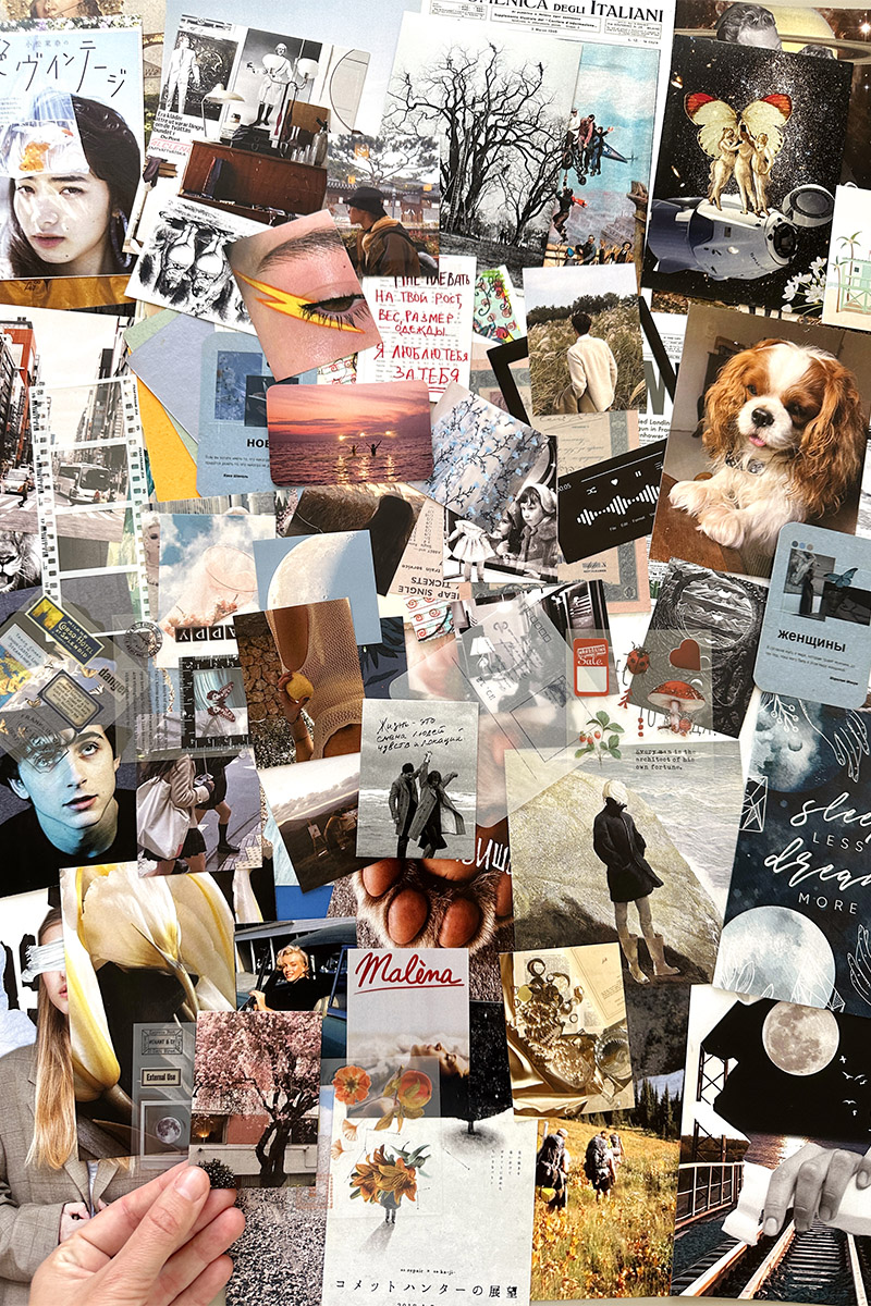 Большой набор для коллажей