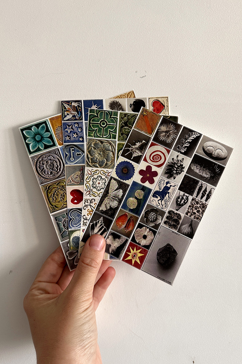 Наклейки для коллажей 4 листа