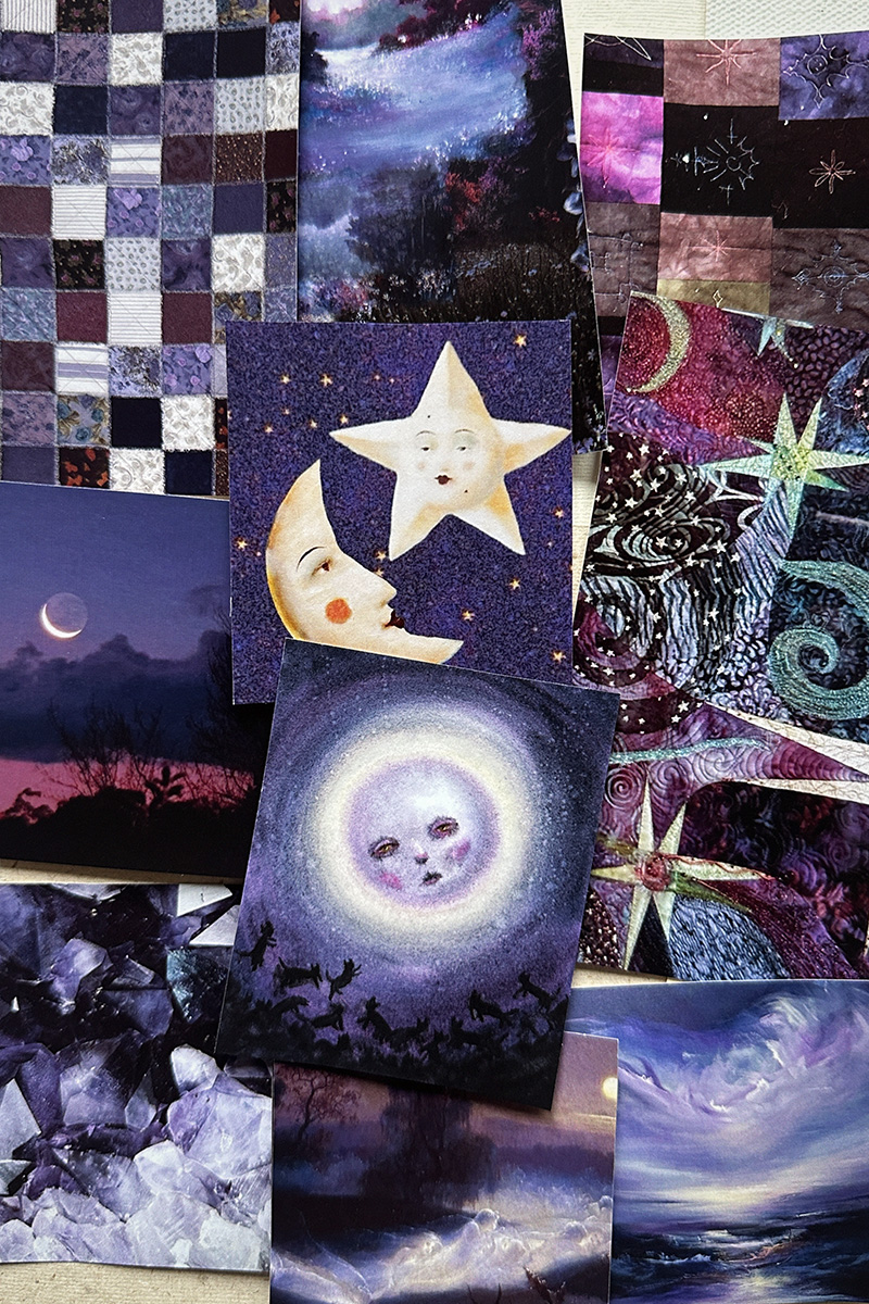 Наклейки «Фиолетовые сны»