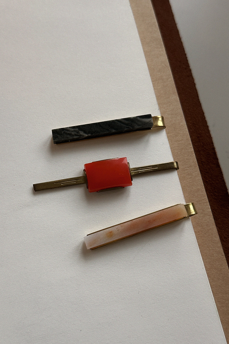 Зажим-закладка винтажная - 3 вида