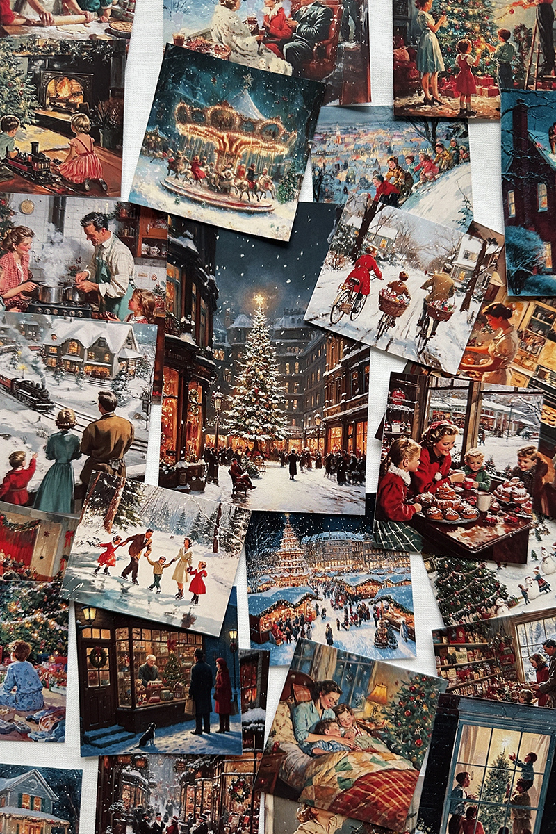 Наклейки «Retro Christmas»