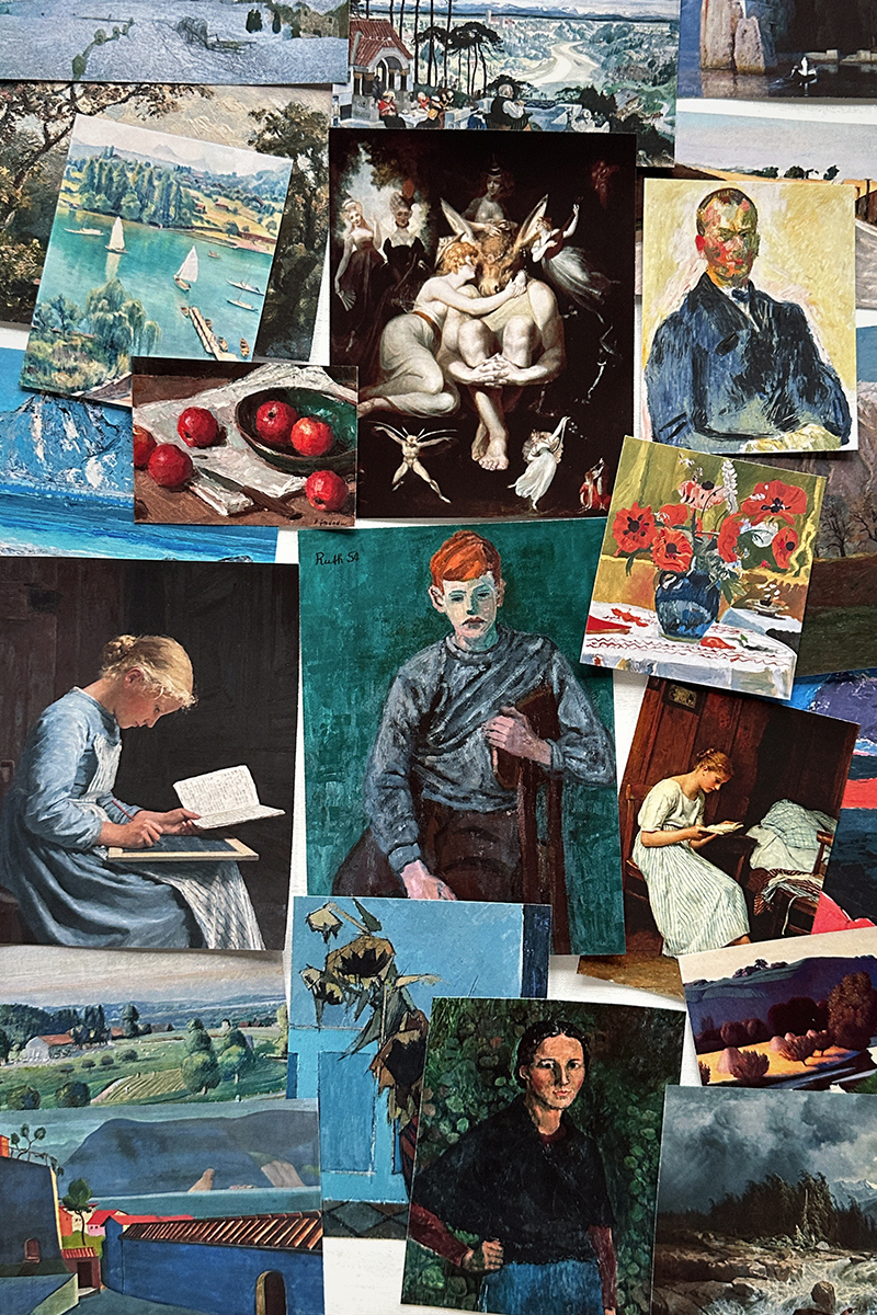 Наклейки «Художники Швейцарии»