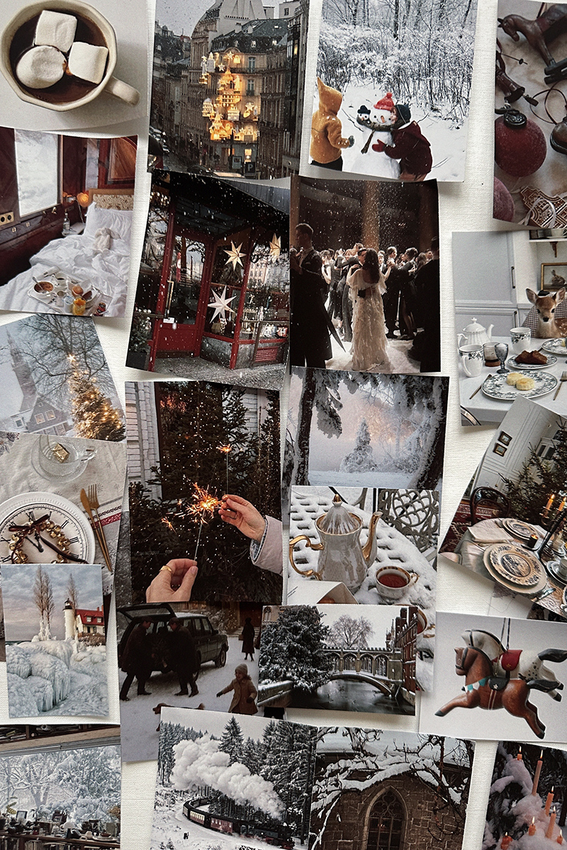 Снежные наклейки