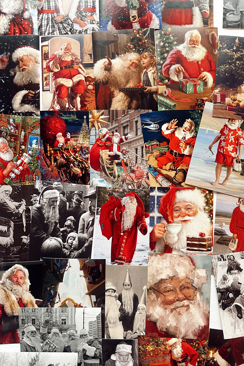 Наклейки «Санта»