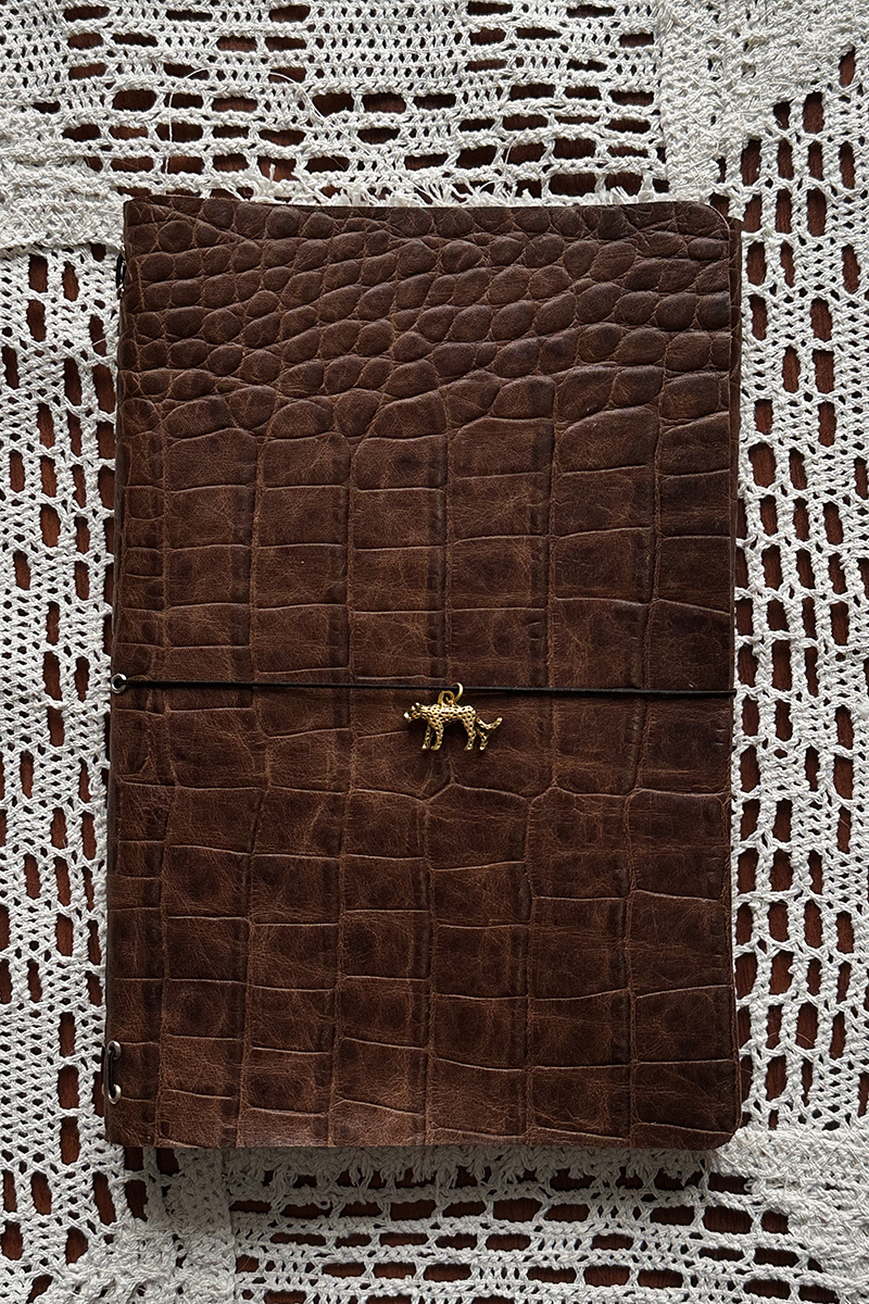 Блокнот крок коричневый А5