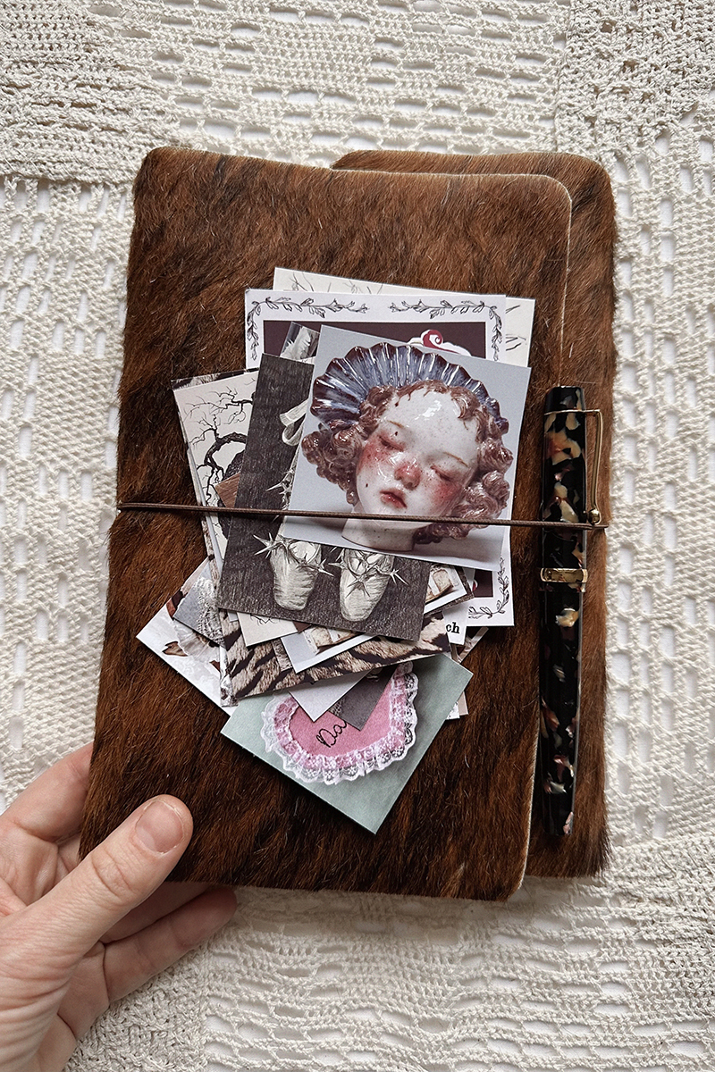 Блокнот меховой А5