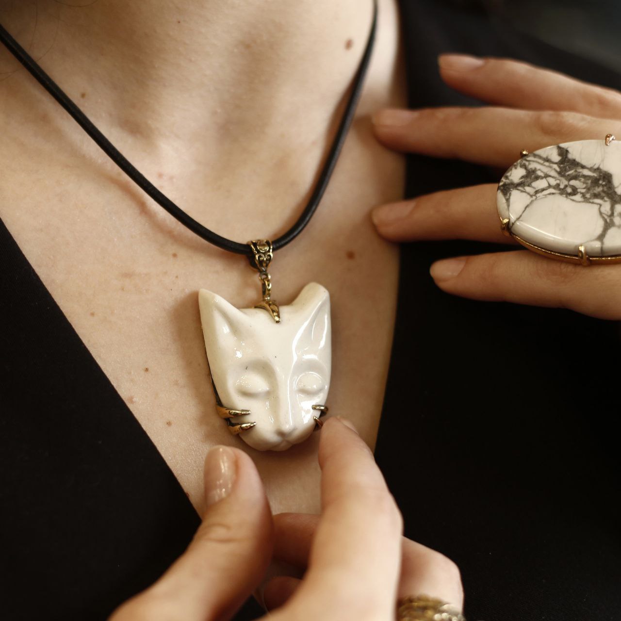 Колье "Кошка"