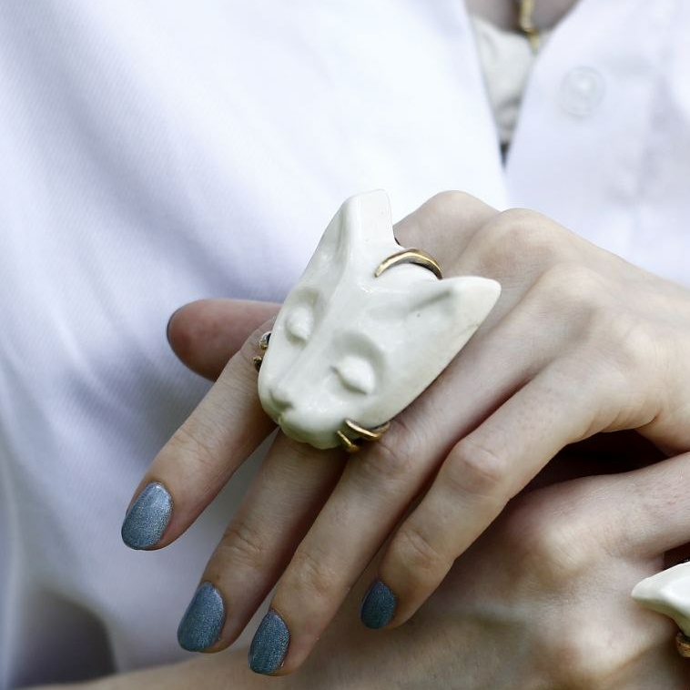 Кольцо "Кошка"