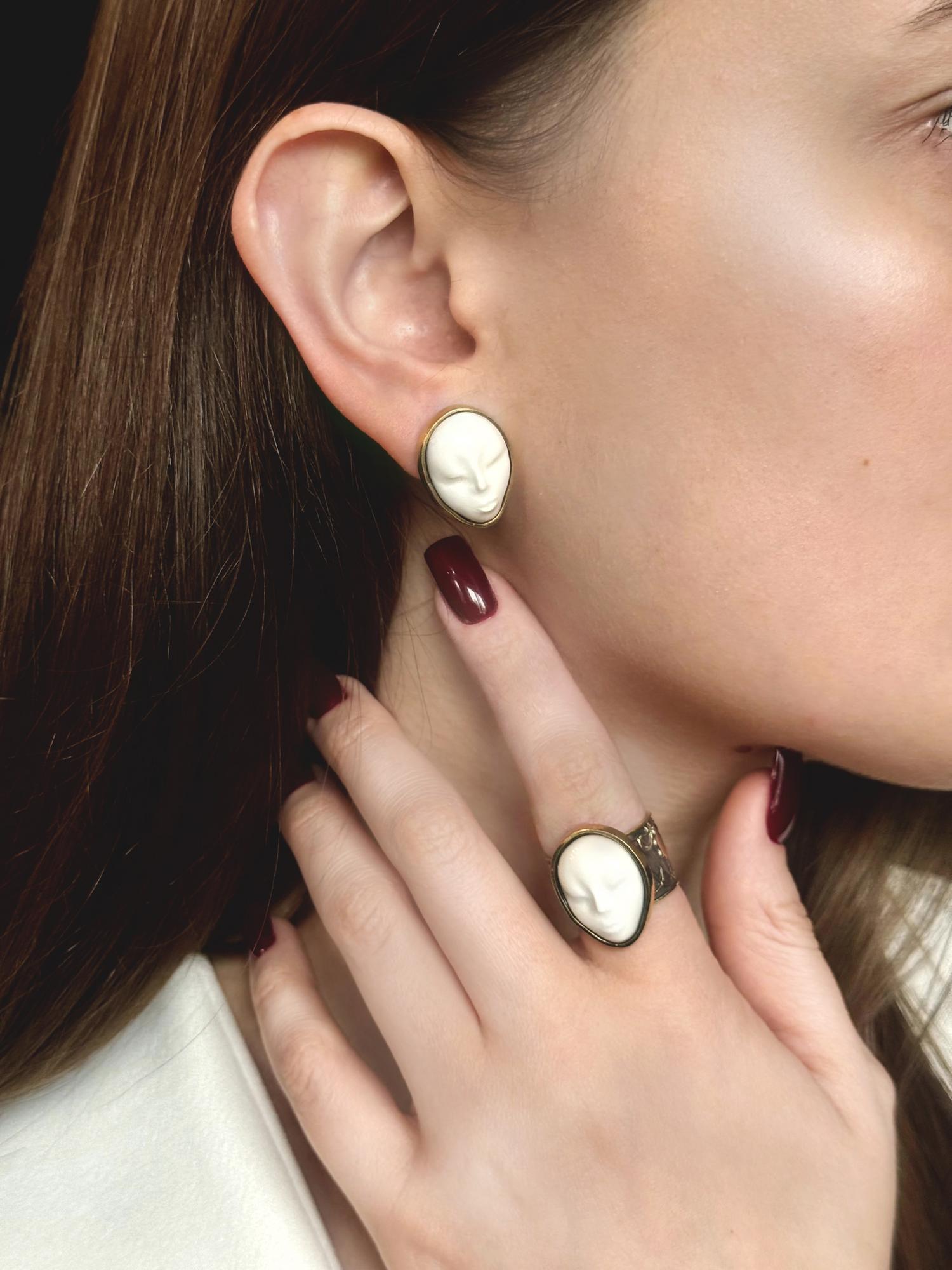 Серьги "Монгольская принцесса"