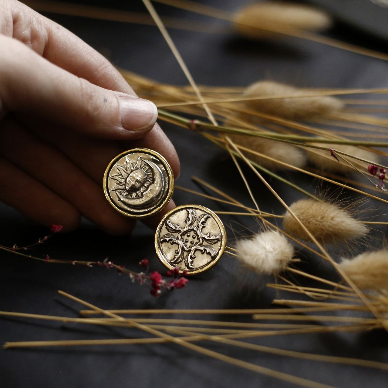 Серьги "Осеннее равноденствие"