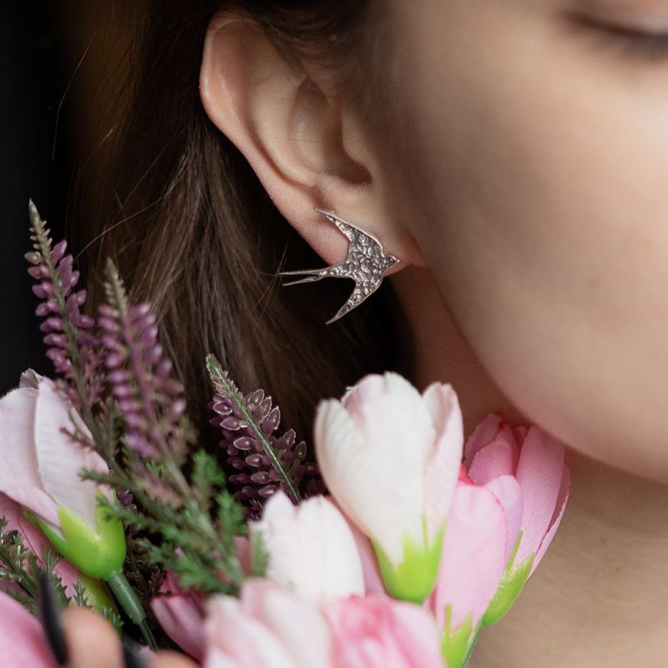 Серьги "Ласточки"